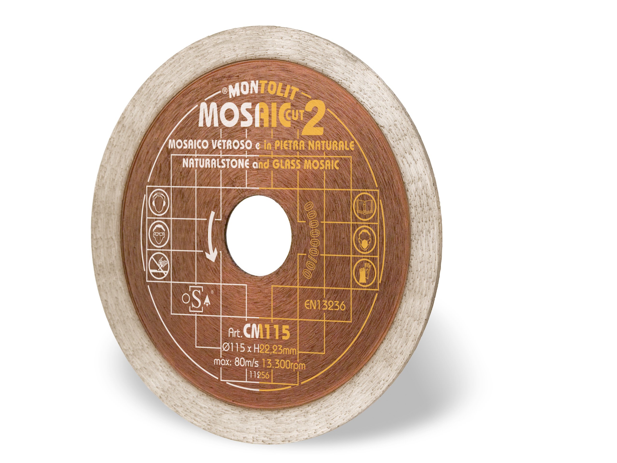 Celoobvodové diamantové kotouče